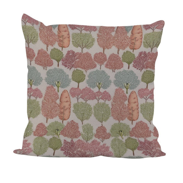 Waterproof Outdoor Throw Pillow Cover, Sunset tree forest Decorative Cover, Rustic Pillow Sham