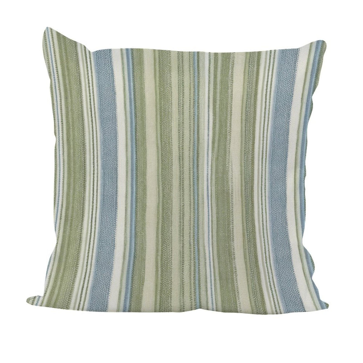 Waterproof Outdoor Throw Pillow Cover, Colorful Stripes Rustic Pillow Sham