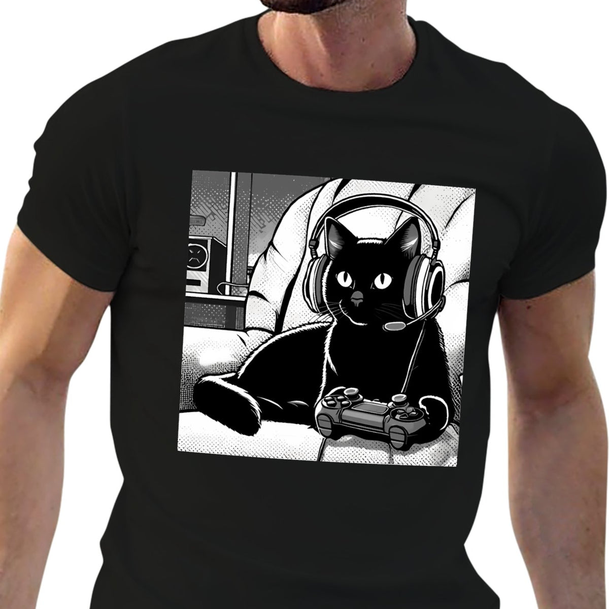 Unisex Graphic T-Shirt for Men & Women, Print Tee, Soft Cotton Casual Short Sleeve Top, Streetwear Shirt