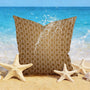Waterproof Outdoor Throw Pillow Cover, Geometric in Brown Pillow Cover, Rustic Pillow Sham