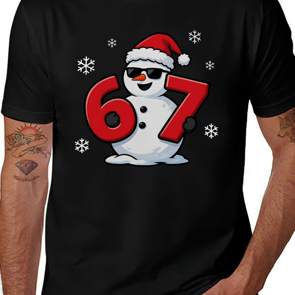 Unisex Graphic T-Shirt Print Tee Soft Cotton Casual Tee for Men & Women