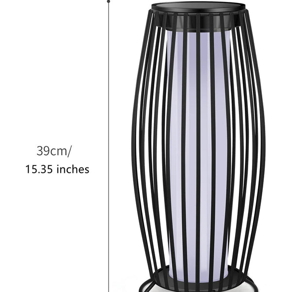 15.35″ Solar Flickering Flame Lanterns for Outdoor Use – Upgraded Waterproof Hanging Lights