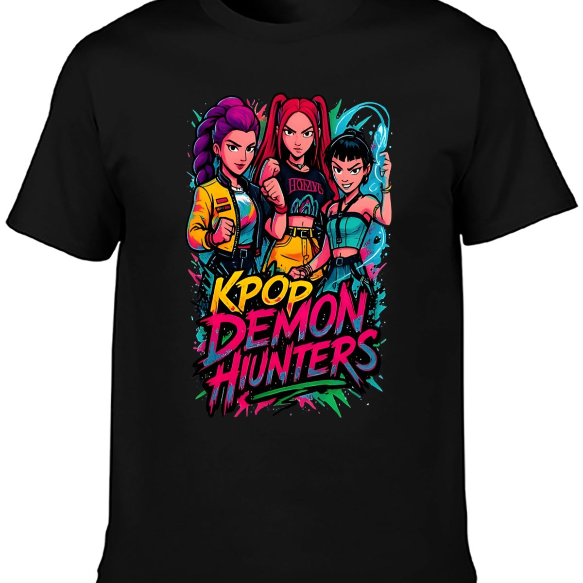 Unisex Graphic T-Shirt Print Tee Soft Cotton Casual Tee for Men & Women