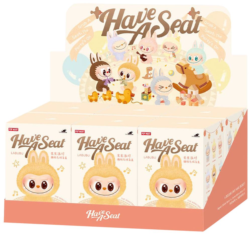 Pop Mart THE MONSTERS - Have a Seat Vinyl Plush Blind Box