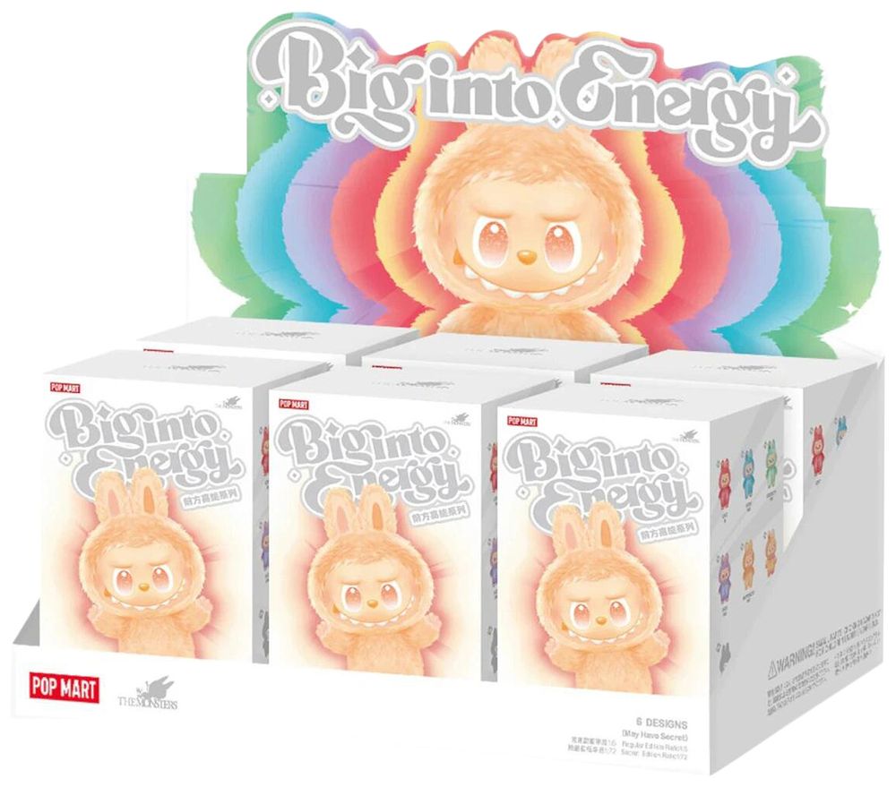 POP MART THE MONSTERS Big into Energy Series-Vinyl Plush Pendant Blind Box