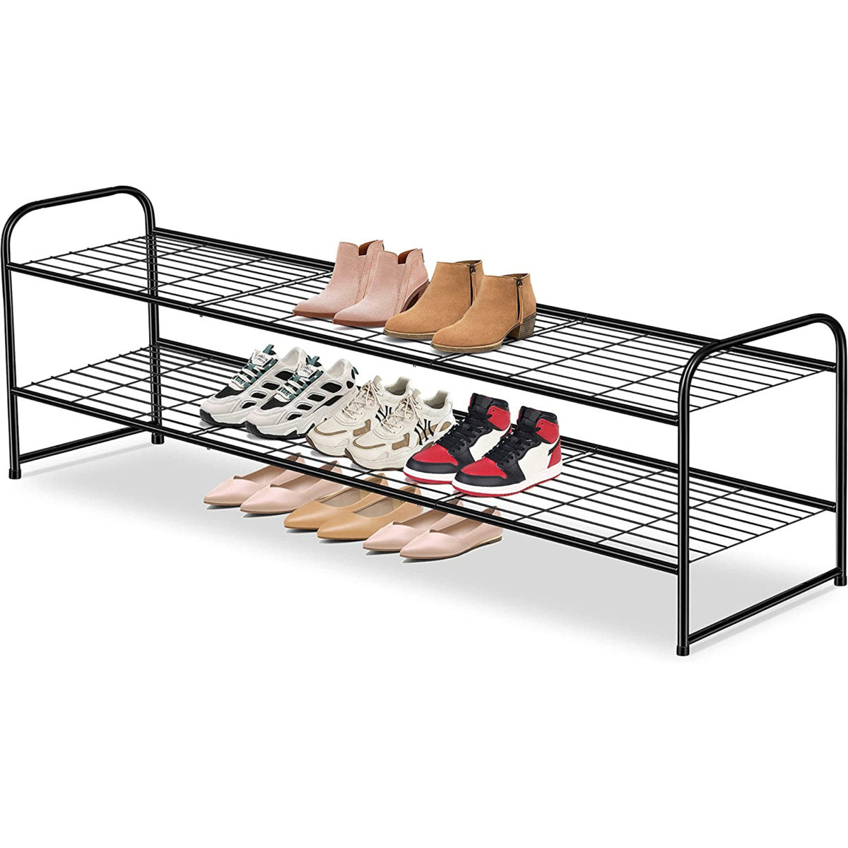 18-Pair Shoe Rack Organizer – Multi-Tier Shoe Storage Shelf for Entryway, Closet & Bedroom