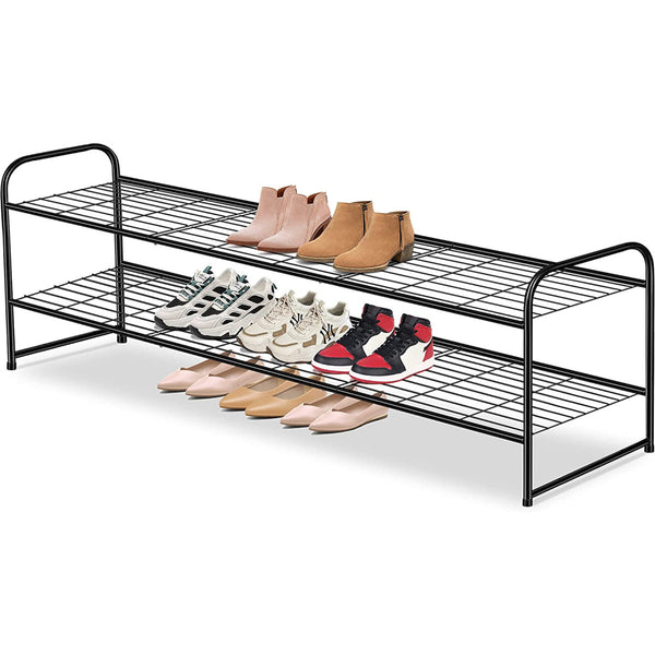 18-Pair Shoe Rack Organizer – Multi-Tier Shoe Storage Shelf for Entryway, Closet & Bedroom