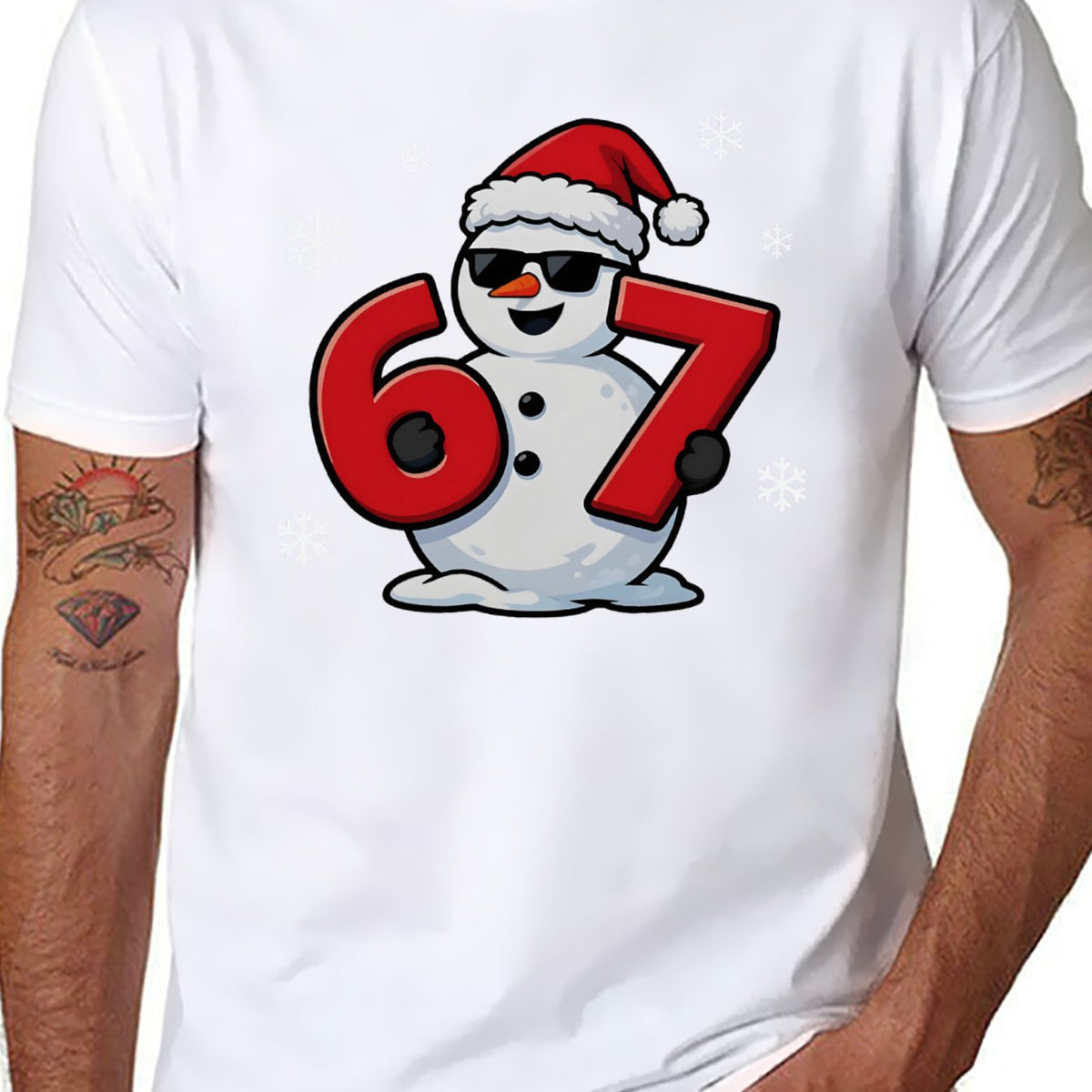 Unisex Graphic T-Shirt Print Tee Soft Cotton Casual Tee for Men & Women