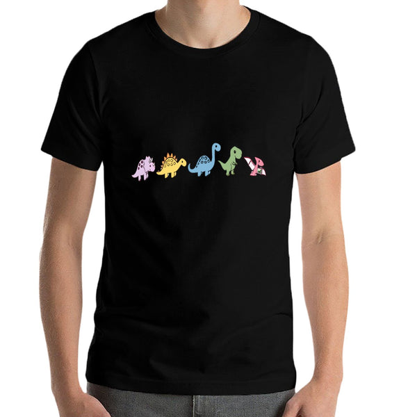 Unisex Graphic Cotton T-Shirt, Soft Casual Short Sleeve Tee with Printed Design, Streetwear Style Top