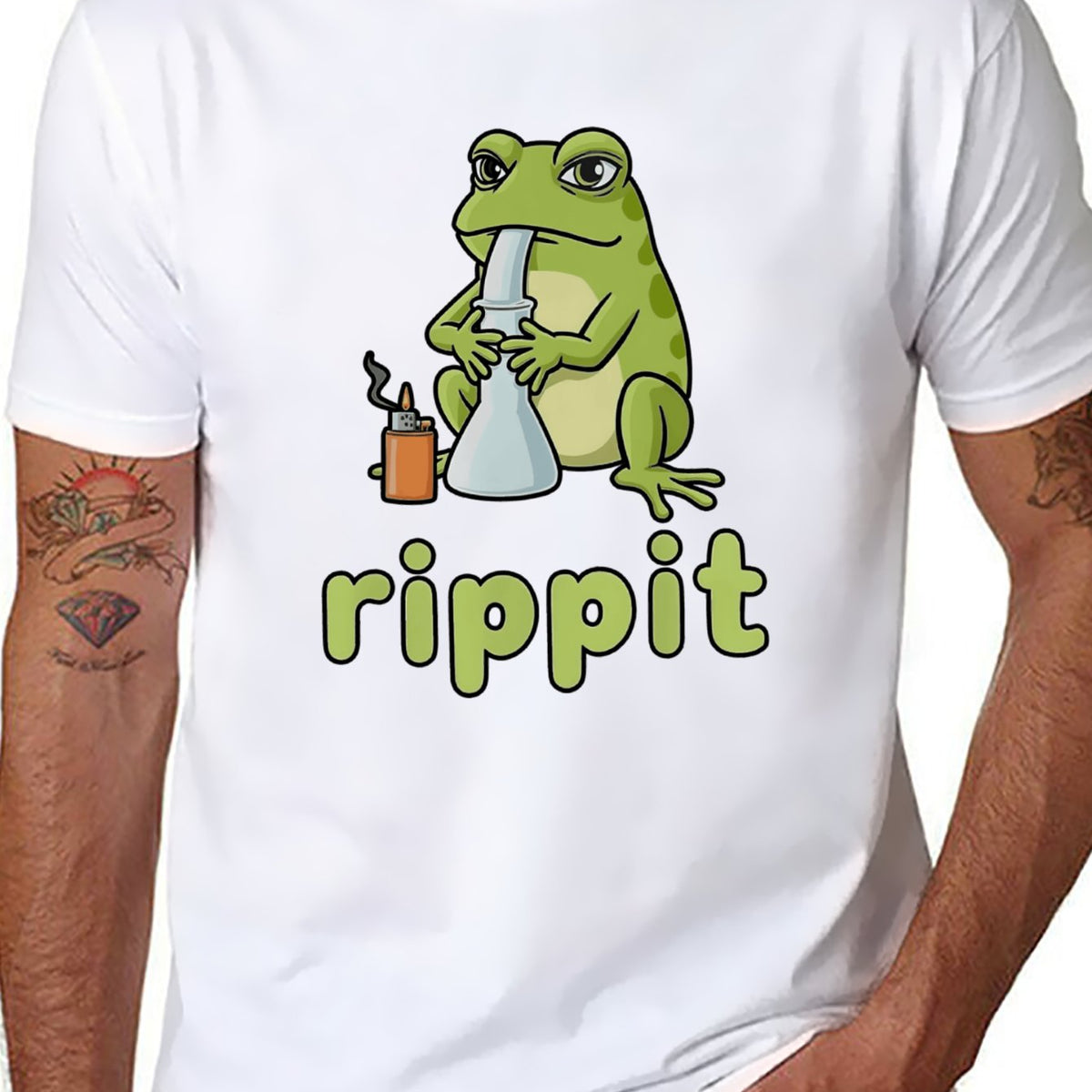 Unisex Graphic T-Shirt Print Tee Soft Cotton Casual Tee for Men & Women