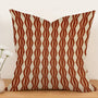 Waterproof Outdoor Throw Pillow Cover, Inkat in Orange Beige Pillow Cover, Rustic Pillow Sham