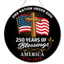 250 Anniversary America Door Sign 4th of July US National Flag 250 Years We the People Wreath Patriotic Independence Wooden Wall Decor (Copy)