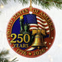 250 Years of America Ornament | Independence Day, July 4 Decor, Christmas Ornaments