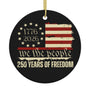 250th Anniversary Christmas Ornament 1776 2026 Us 250 Birthday Xmas New Year Party Decor