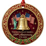 250th Anniversary Ornament USA 1776-2026, United States Semiquincentennial Ceramic Keepsake