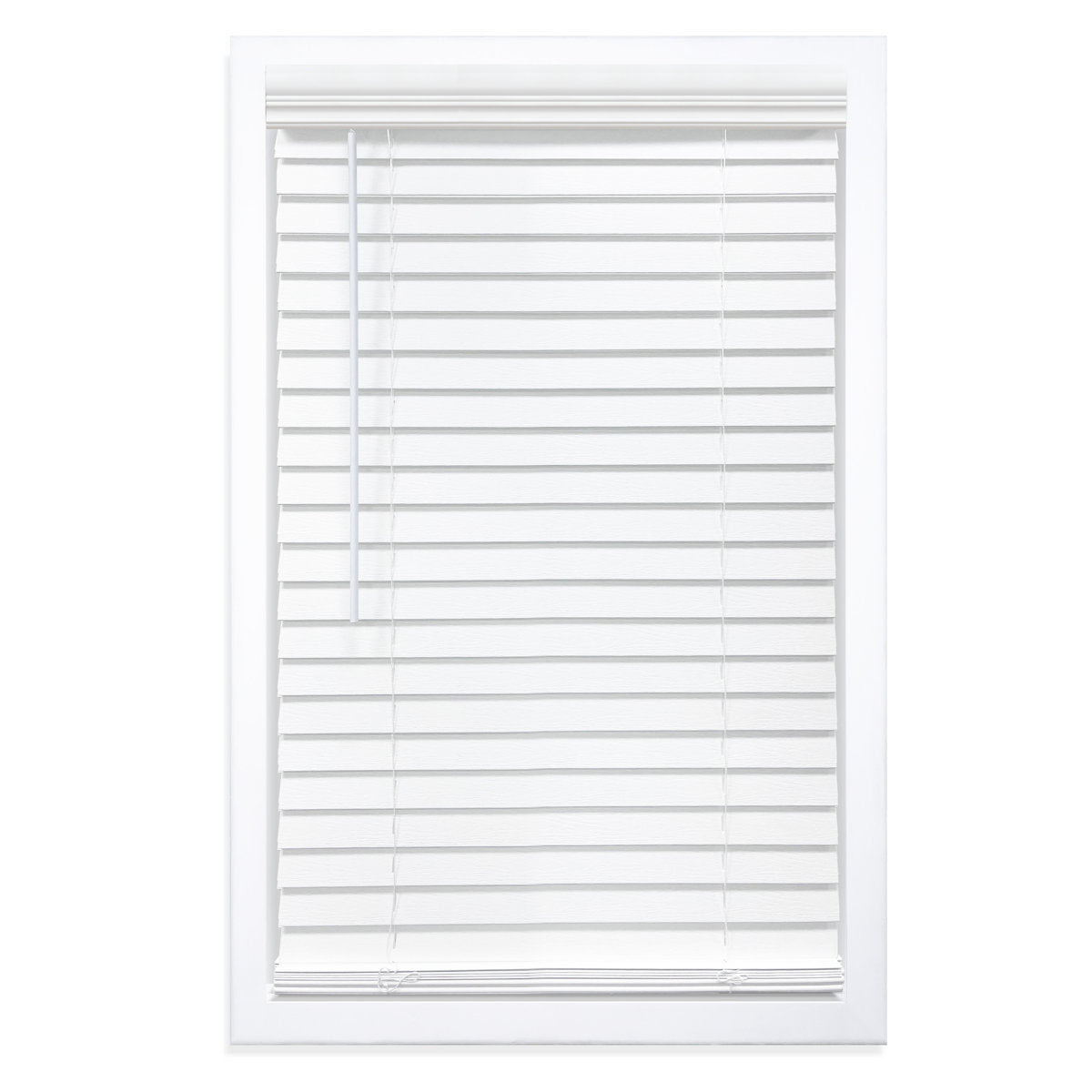 2-Inch Room Darkening Cordless Faux Wood Horizontal Venetian Blinds