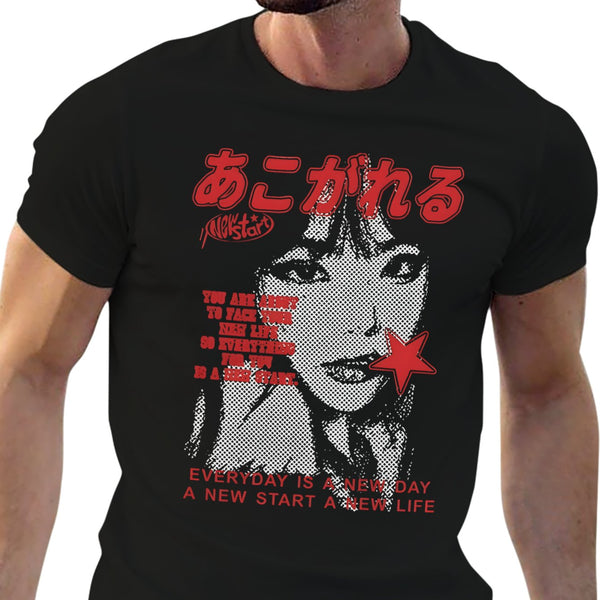 Unisex Graphic T-Shirt for Men & Women, Print Tee, Soft Cotton Casual Short Sleeve Top, Streetwear Shirt