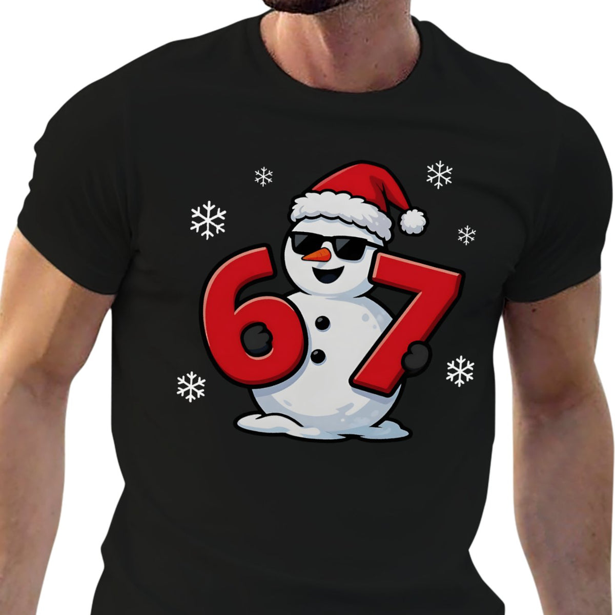 Unisex Graphic T-Shirt Print Tee Soft Cotton Casual Tee for Men & Women