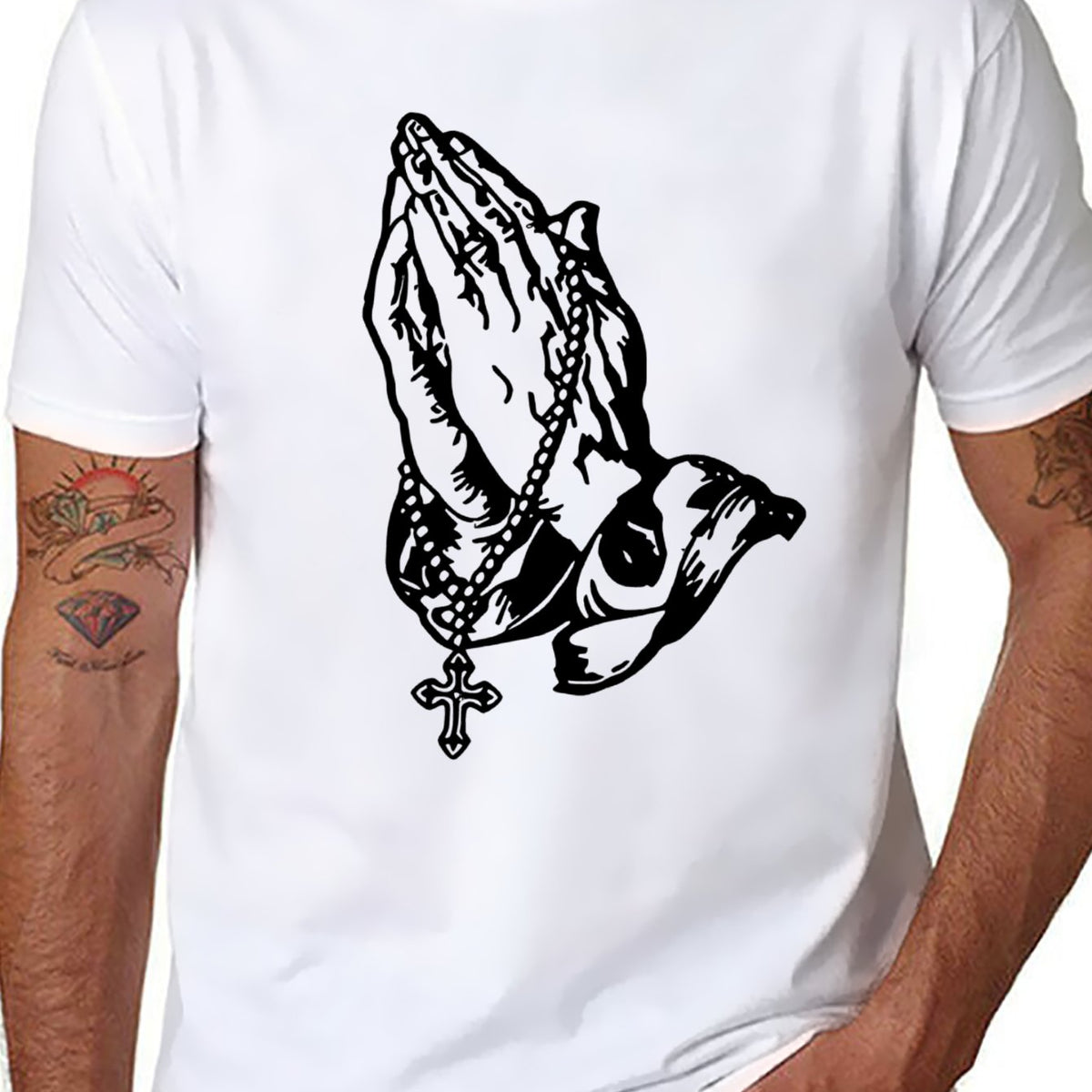 Unisex Graphic T-Shirt Print Tee Soft Cotton Casual Tee for Men & Women