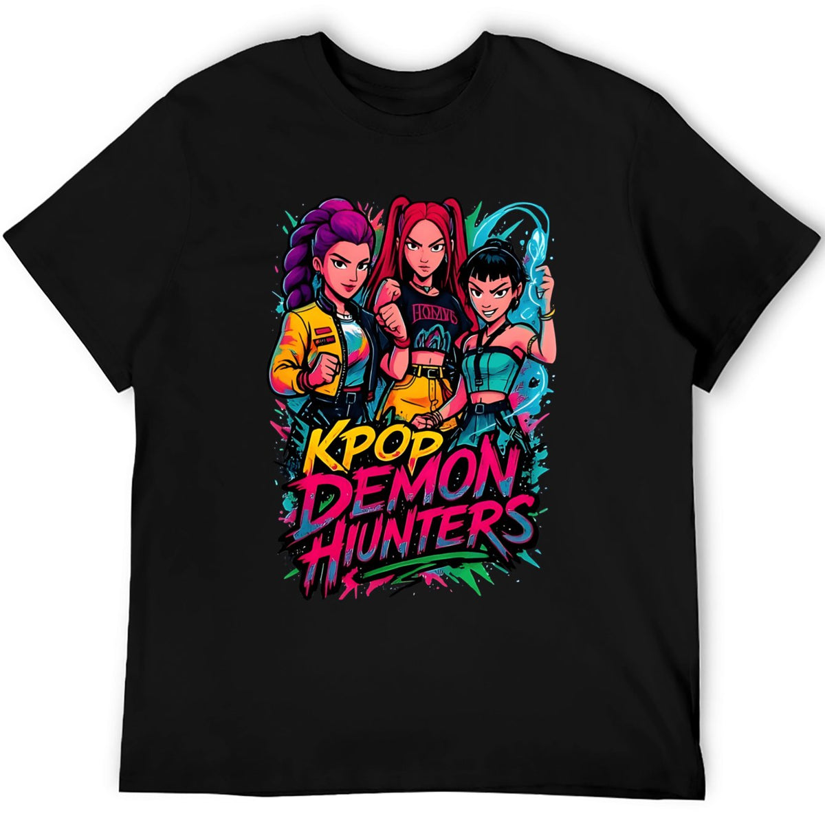 Unisex Graphic T-Shirt Print Tee Soft Cotton Casual Tee for Men & Women