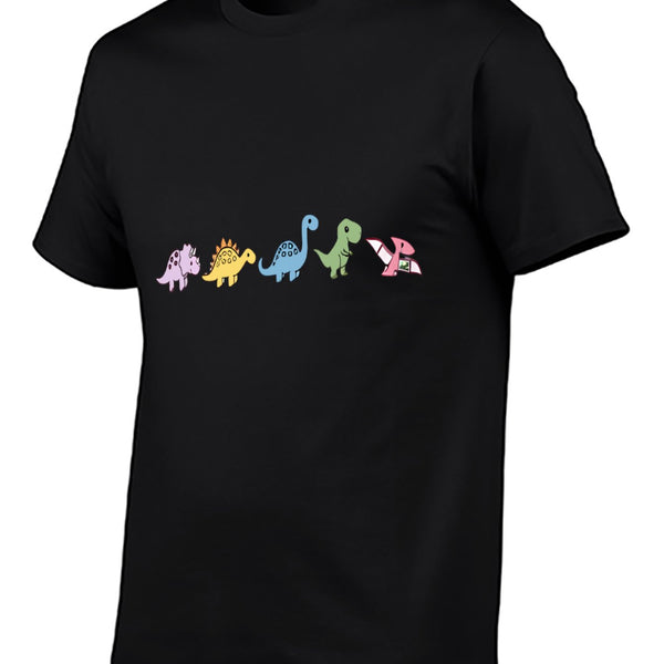 Unisex Graphic Cotton T-Shirt, Soft Casual Short Sleeve Tee with Printed Design, Streetwear Style Top