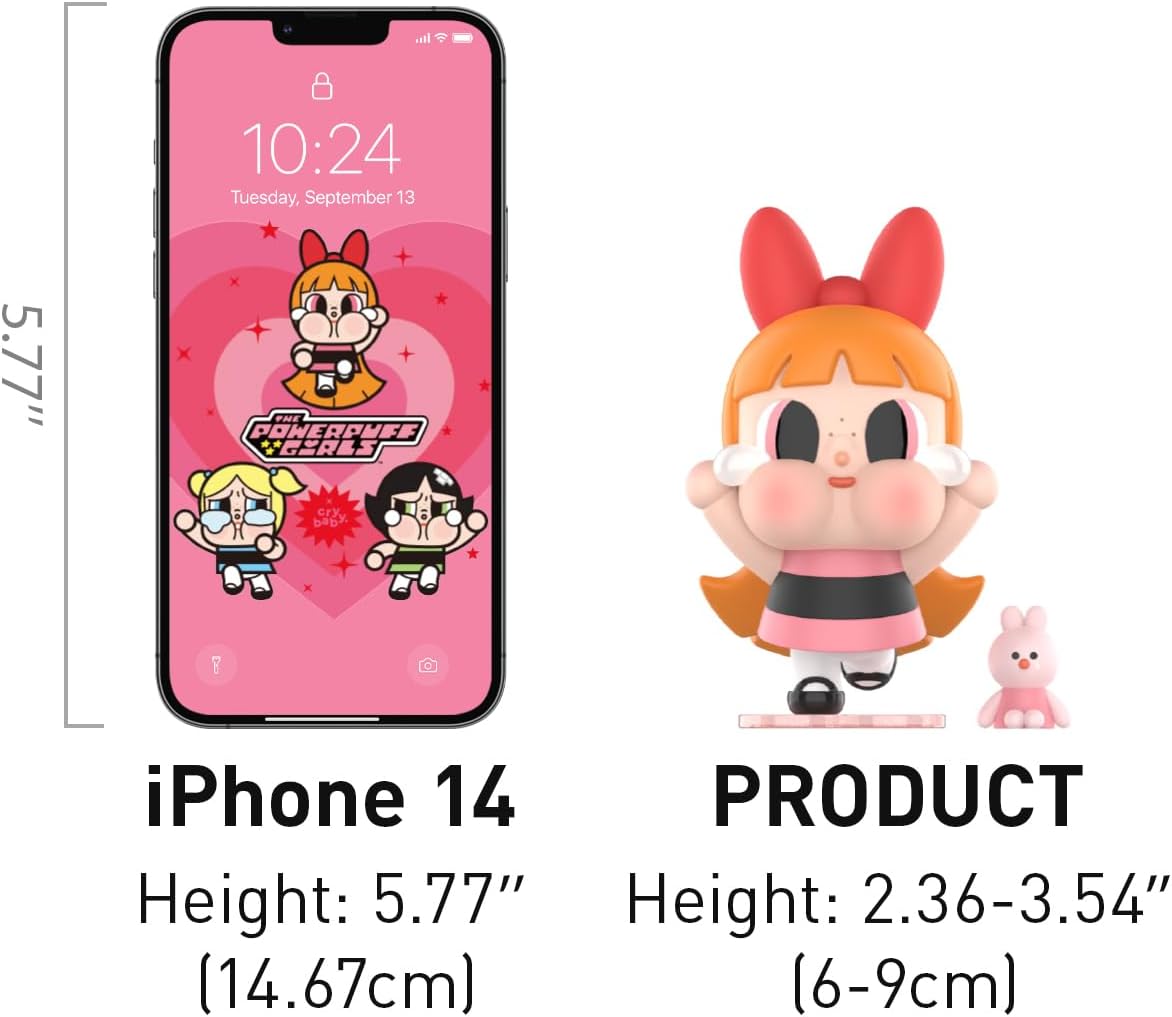 POP MART Crybaby x Powerpuff Girls Series Figures, Crybaby Blind Box Figures