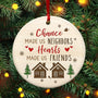 Christmas Thank You Gifts for Neighbors - Ceramic Christmas Ornaments 2025 for Tree Decorations