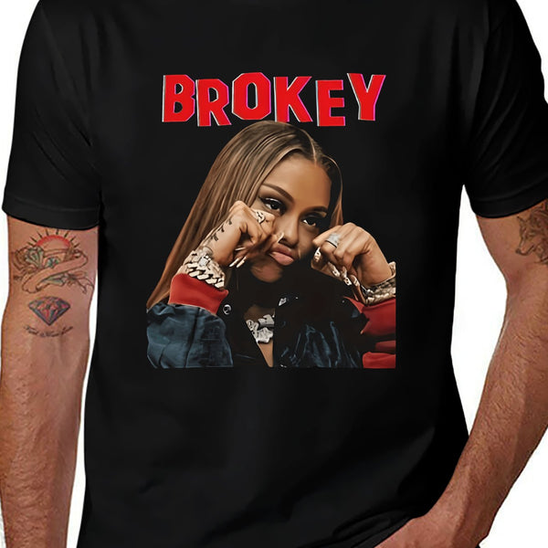 Unisex Graphic T-Shirt Print Tee Soft Cotton Casual Tee for Men & Women