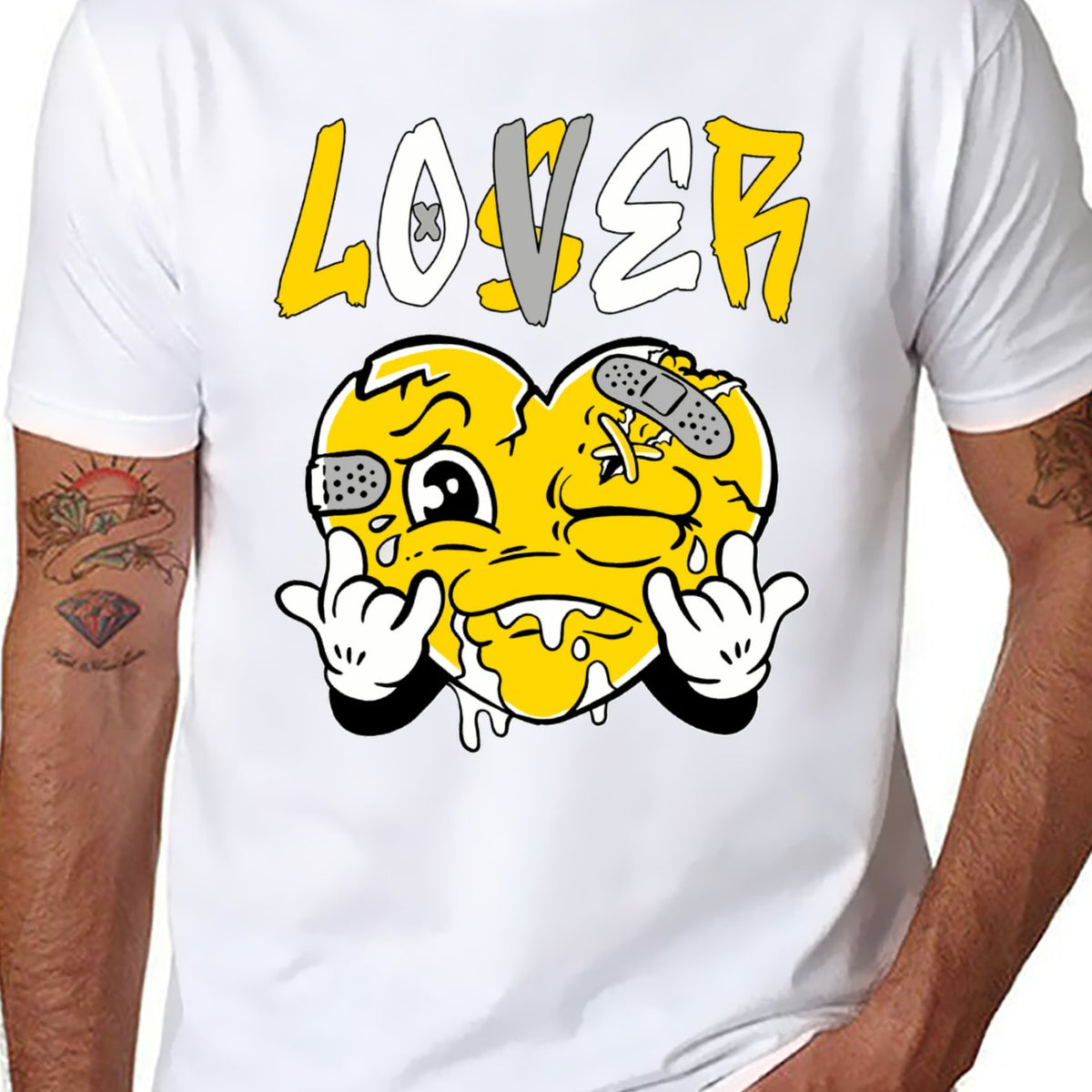 Unisex Graphic T-Shirt Print Tee Soft Cotton Casual Tee for Men & Women