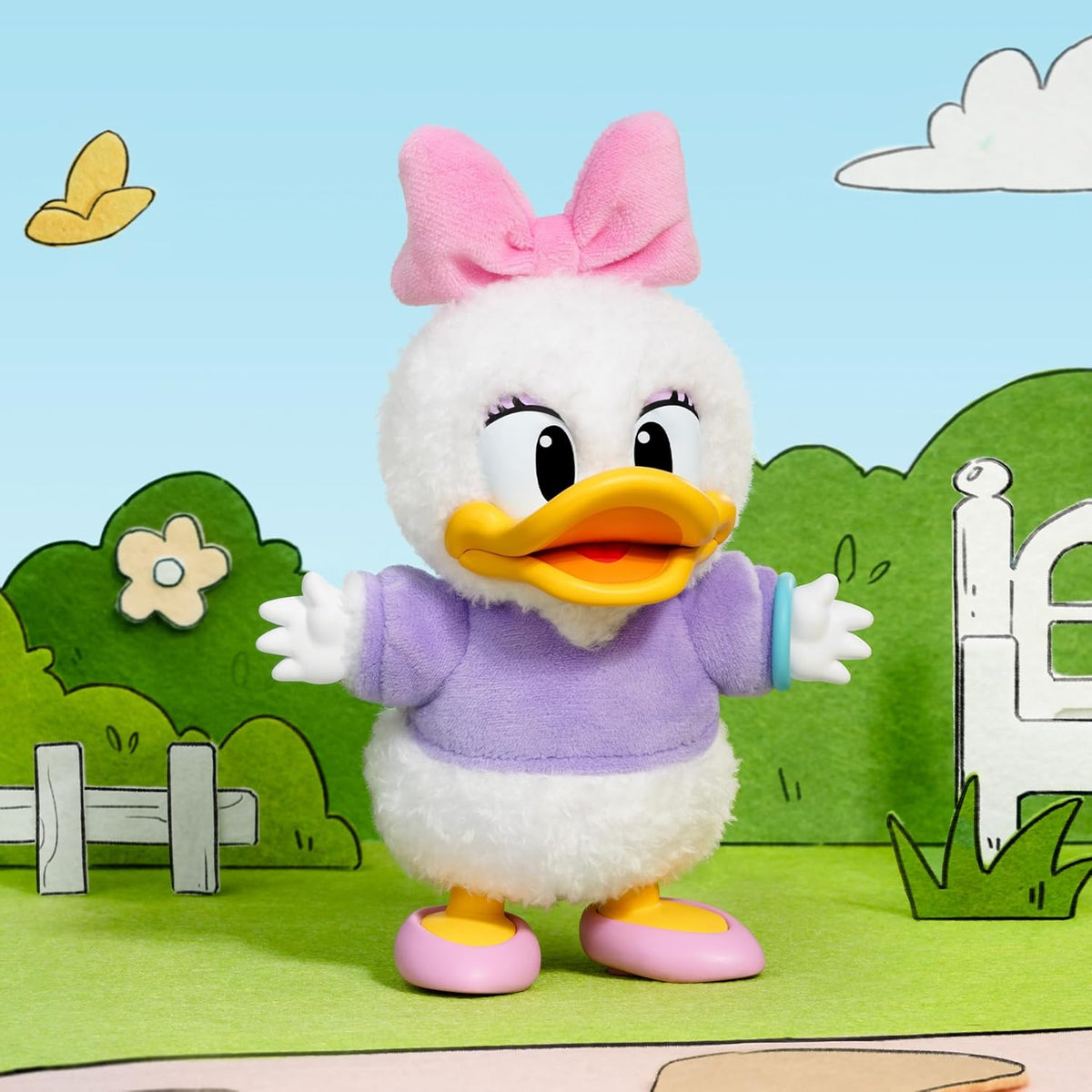 POP MART Mickey Family Figures Cute Together Keychain Series Blind Box Single Box