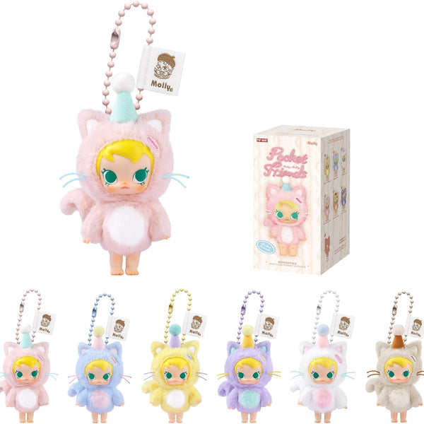 POP MART Baby Molly Pocket Friends Series-Vinyl Plush Pendant Blind Box Figures