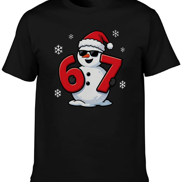 Unisex Graphic T-Shirt Print Tee Soft Cotton Casual Tee for Men & Women