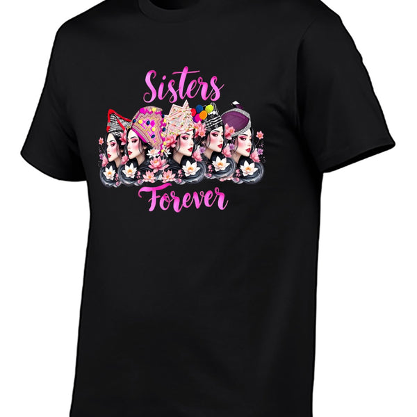 Unisex Graphic T-Shirt Print Tee Soft Cotton Casual Tee for Men & Women