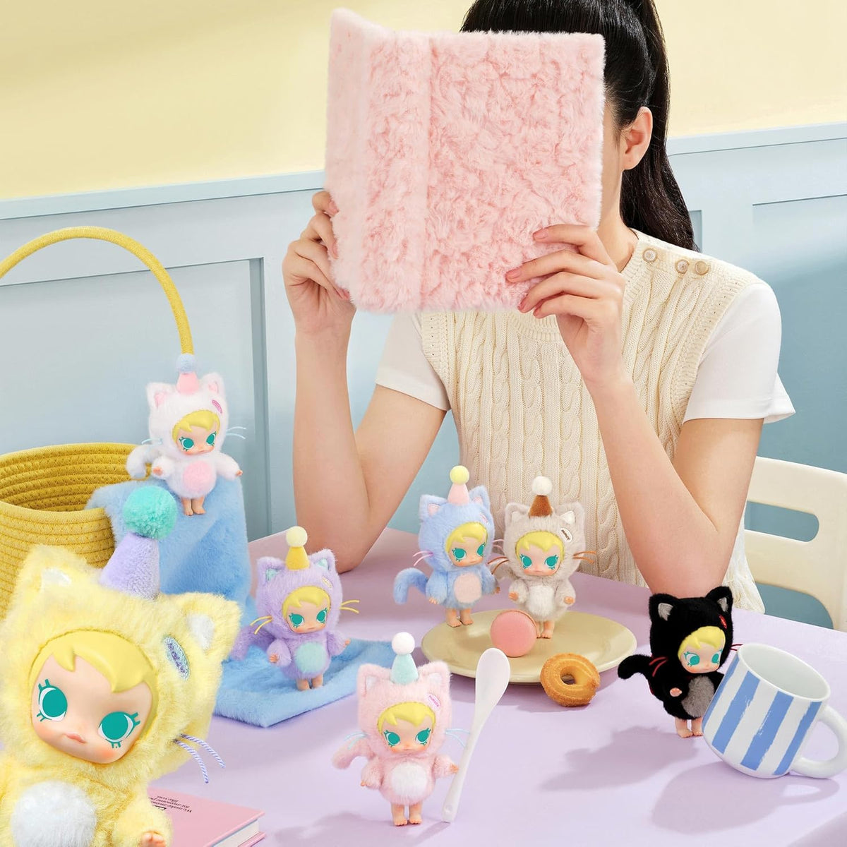 POP MART Baby Molly Pocket Friends Series-Vinyl Plush Pendant Blind Box Figures