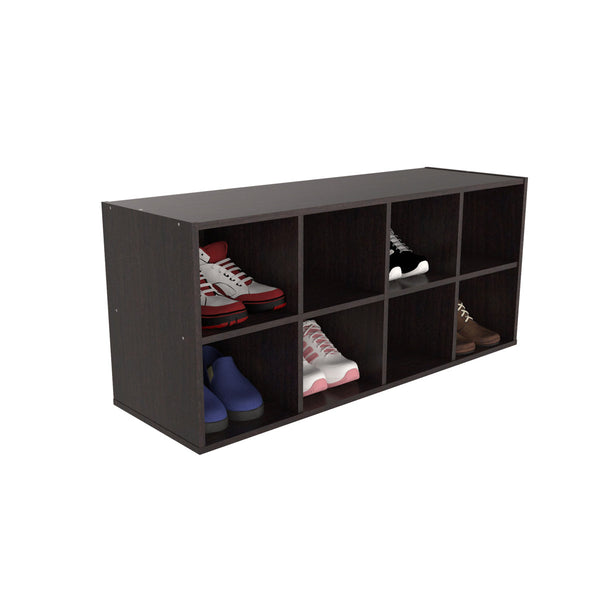 8-Pair Stackable Shoe Rack – Space-Saving Shoe Organizer for Entryway, Closet, and Bedroom Storage