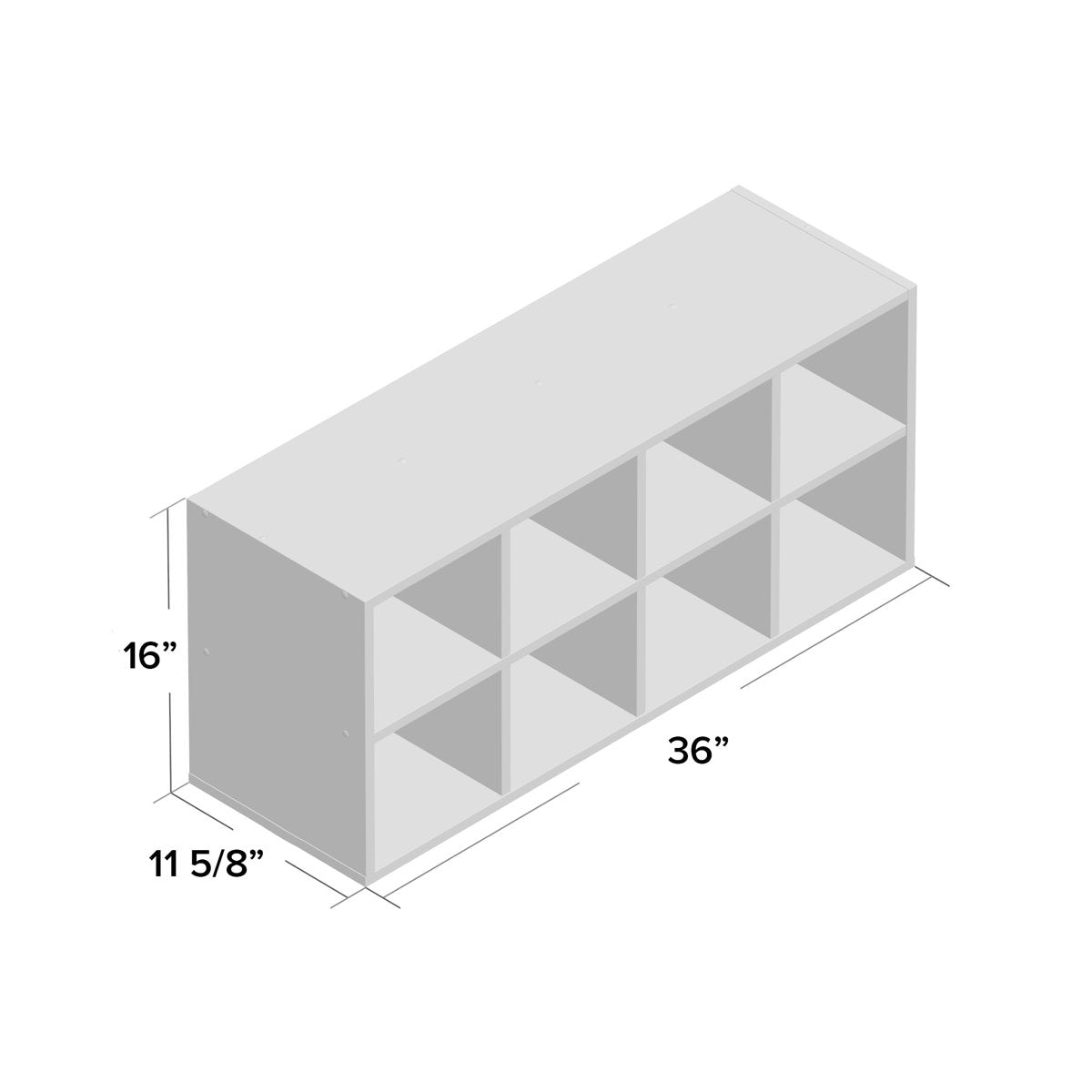 8-Pair Stackable Shoe Rack – Space-Saving Shoe Organizer for Entryway, Closet, and Bedroom Storage