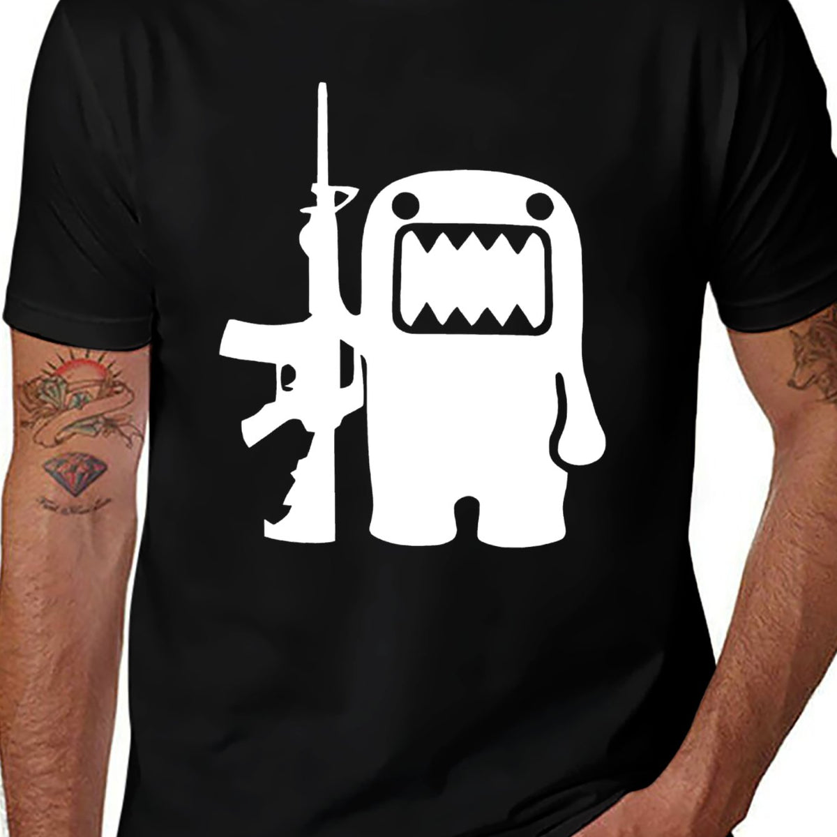 Unisex Graphic Cotton T-Shirt, Soft Casual Short Sleeve Tee with Printed Design, Streetwear Style Top