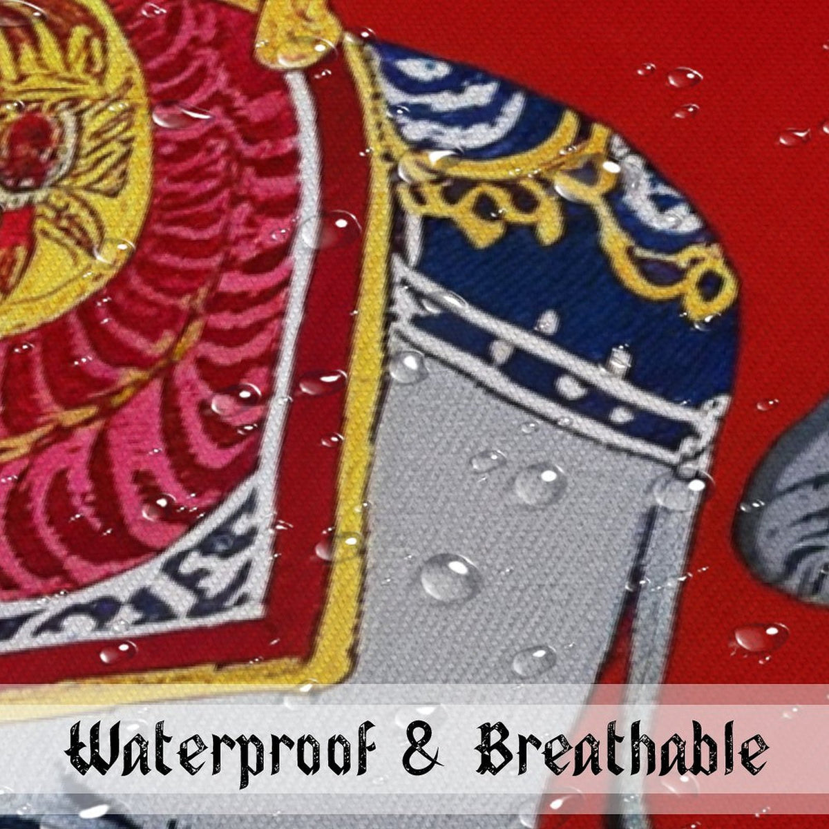 Waterproof Outdoor Throw Pillow Cover, Euro Elephant Decorative Cover, Rustic Pillow Sham