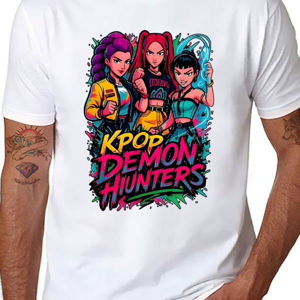 Unisex Graphic T-Shirt Print Tee Soft Cotton Casual Tee for Men & Women