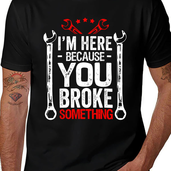 Unisex Graphic Cotton T-Shirt, Soft Casual Short Sleeve Tee with Printed Design, Streetwear Style Top