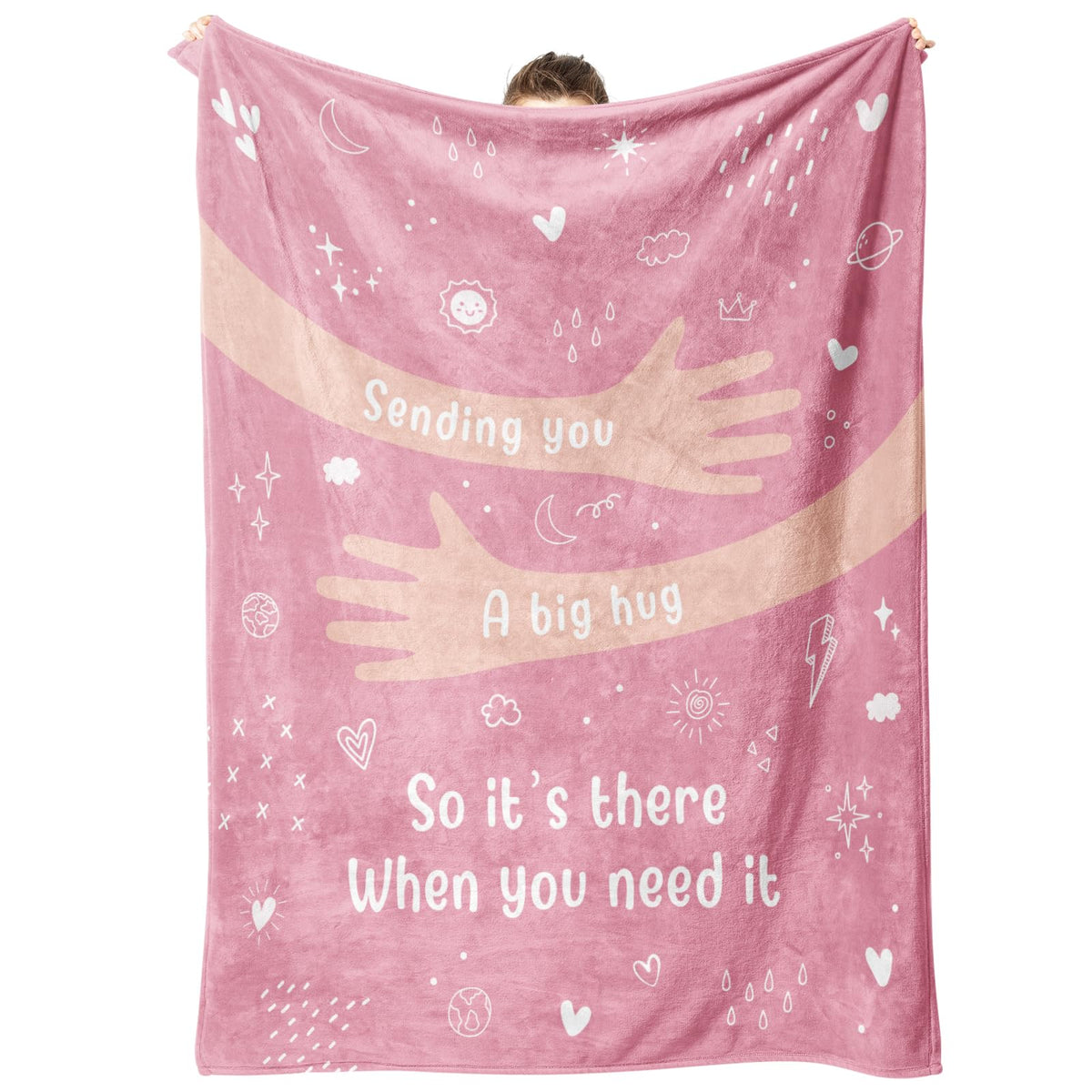 Get Well Gifts for Women, Hug/Healing Blanket, Thinking of You/Breast Cancer/Sympathy/After Surgery Gifts