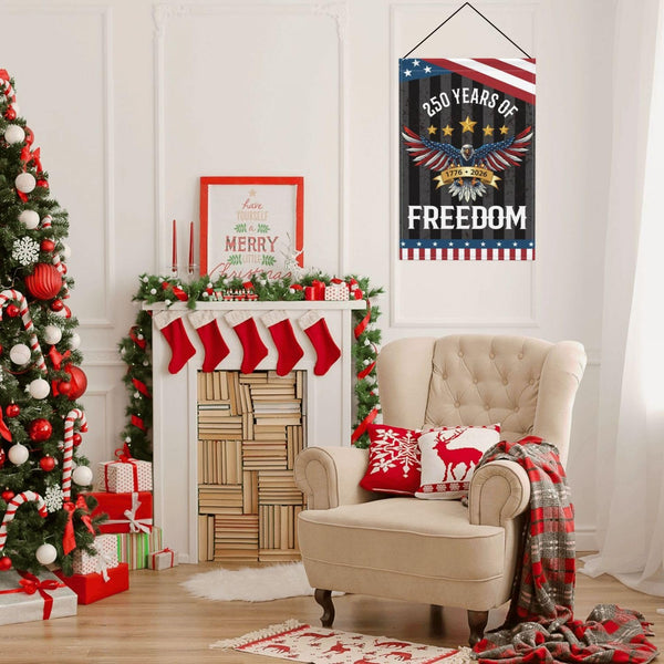 250 Years America Garden Flag – 12x18 Inch 250th Anniversary USA Yard Banner – 1776-2026