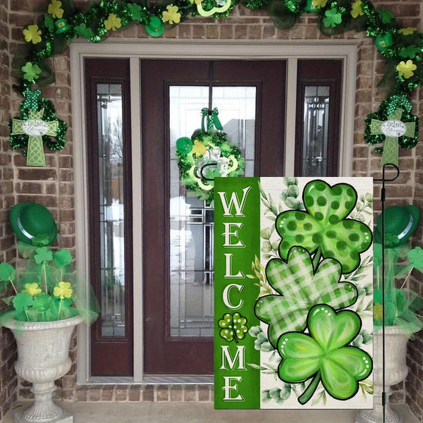 Happy Valentines Day Garden Flag St Patricks Day Garden Flag Easter Garden Flags 12 x 18 inch