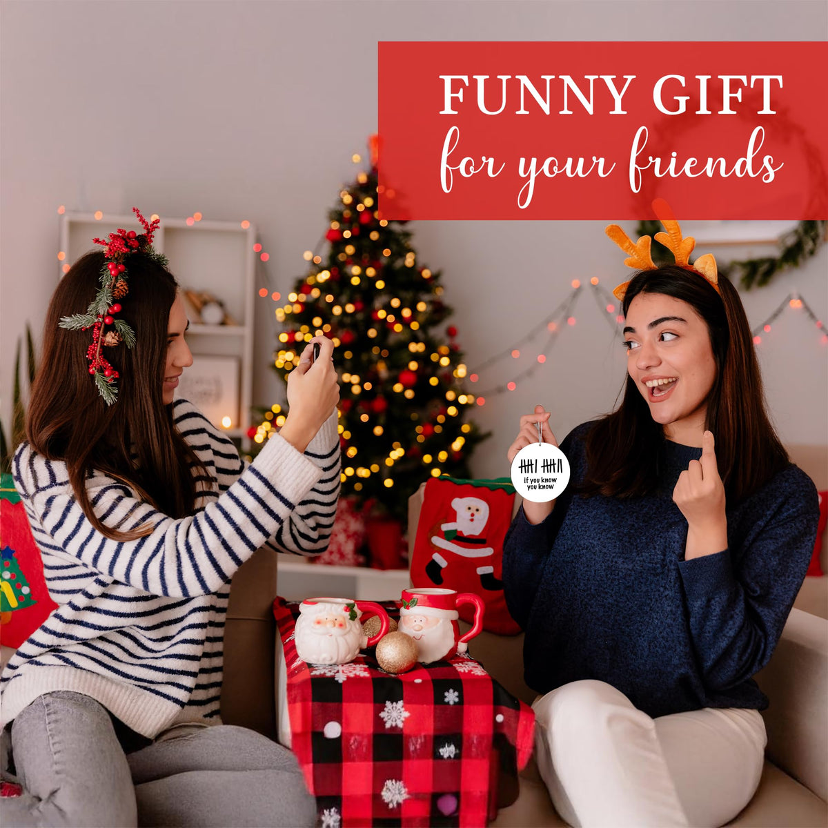 67 Meme Funny Christmas Ornaments 2025, 6 7 Ornament, Santa Ornaments for Christmas Tree