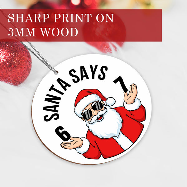 67 Meme Funny Christmas Ornaments 2025, 6 7 Ornament, Santa Ornaments for Christmas Tree