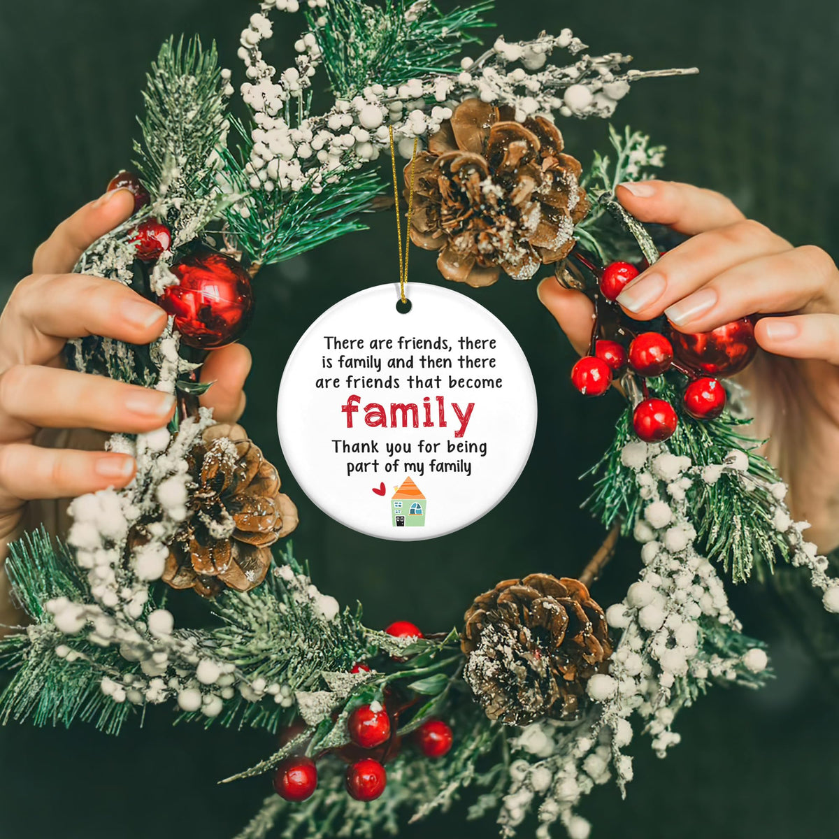 Friend Gifts for Women, Men, Christmas Ornaments - Friendship, BFF, Bestie, Friend Birthday Gifts for Friends