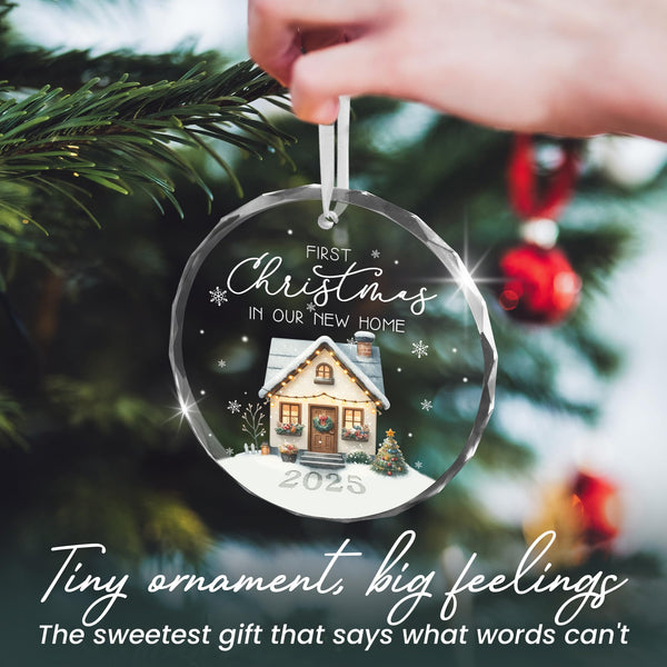 First Christmas Ornaments 2025 – Christmas Tree Decoration Glass Ornaments