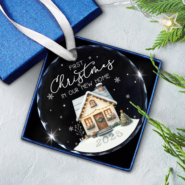 First Christmas Ornaments 2025 – Christmas Tree Decoration Glass Ornaments