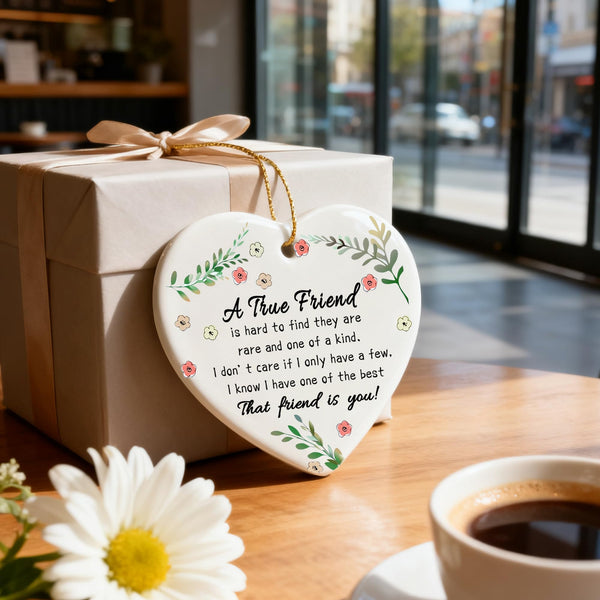 A True Friend is Hard to Find They are Rare and One of a Kind - Birthday, Christmas Friendship Gift | Gifts for Best Friend, Bestie
