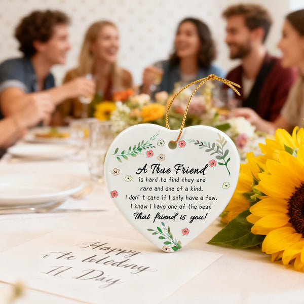 A True Friend is Hard to Find They are Rare and One of a Kind - Birthday, Christmas Friendship Gift | Gifts for Best Friend, Bestie